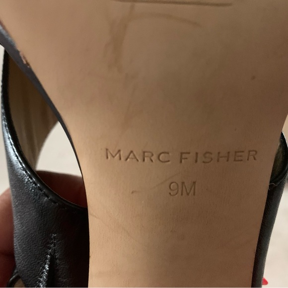 🖤Marc Fisher Super Cute Black Heeled Sandals! - Picture 5 of 6